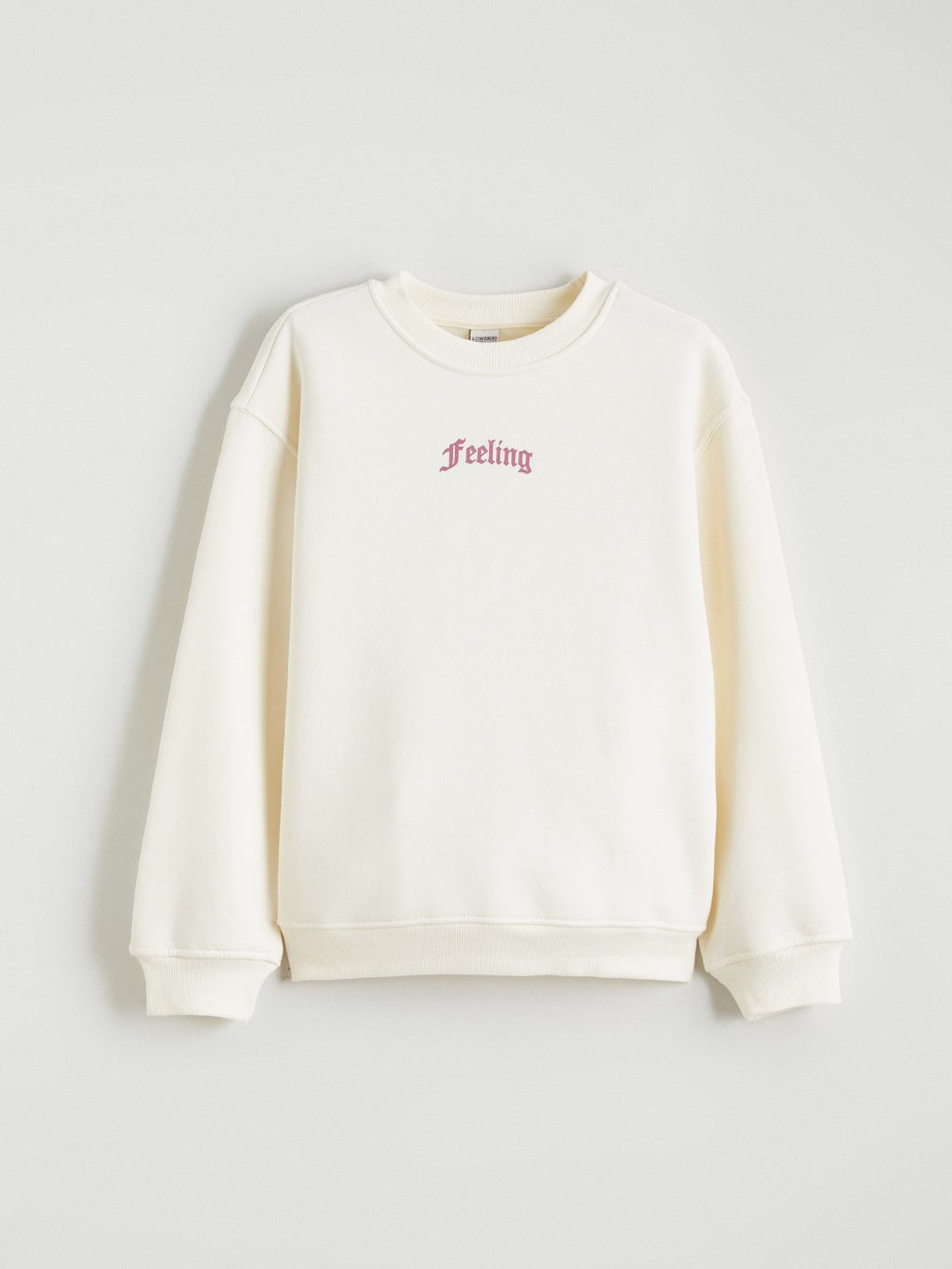 LCW Kids Crew Neck GirlS Thick Sweatshirt