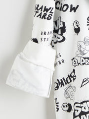 LCW Kids Hooded Brawl Stars Printed Boys Sweatshirt