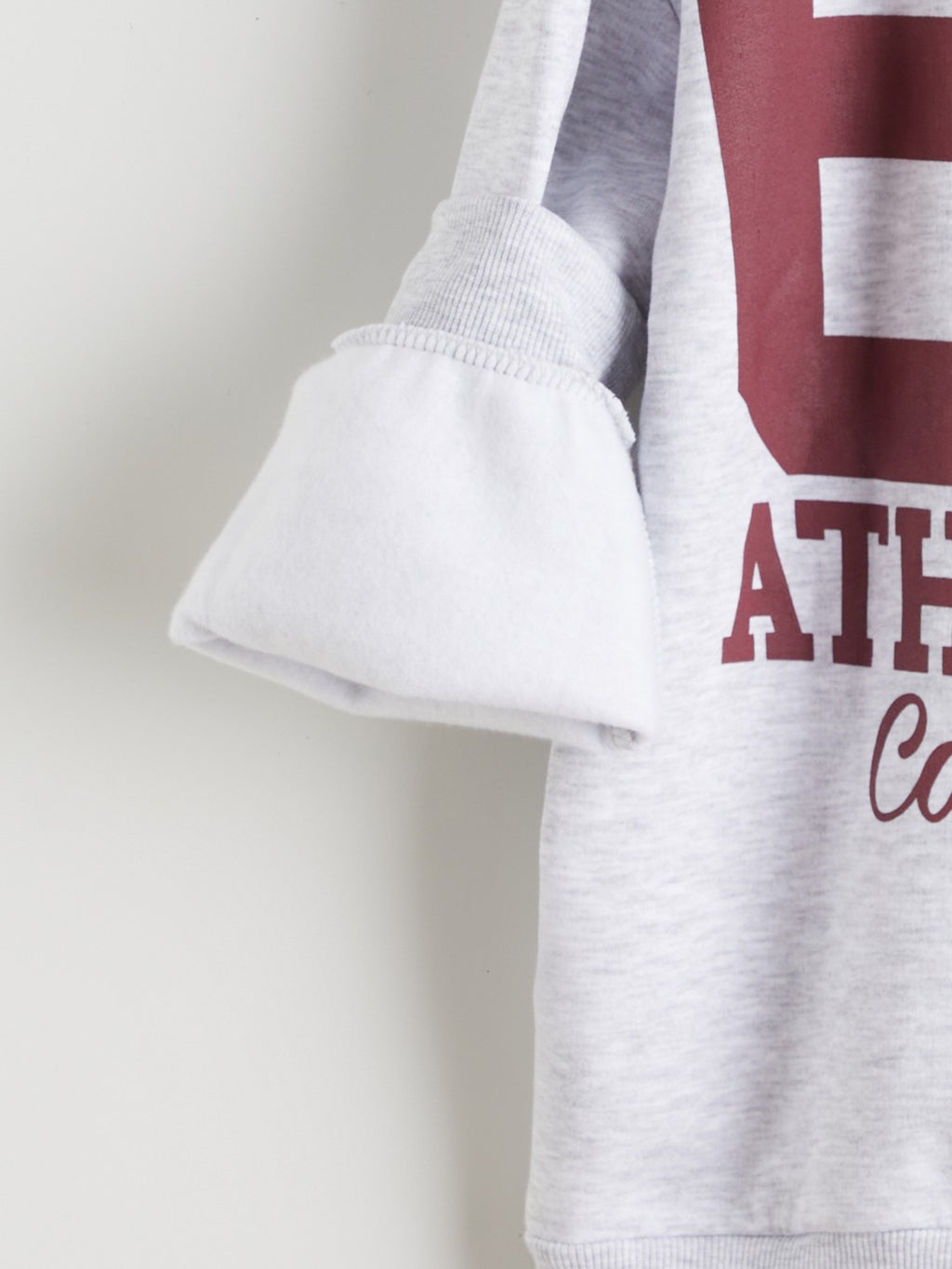 LCW Kids Hooded Back Printed Girls Sweatshirt