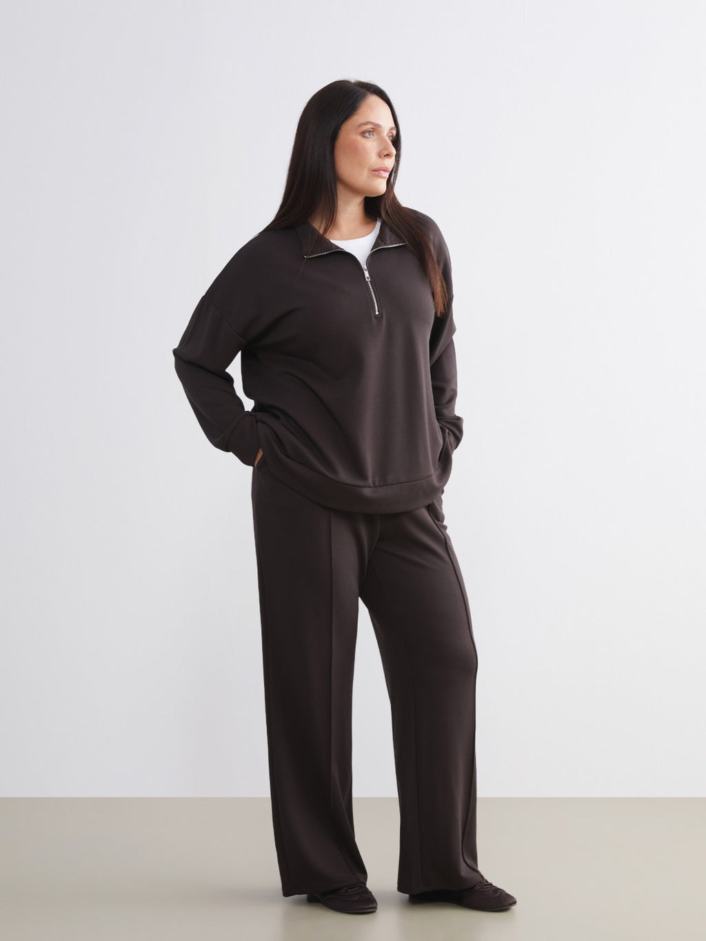LCW Comfort Women Sweatpants With Elastic Waist