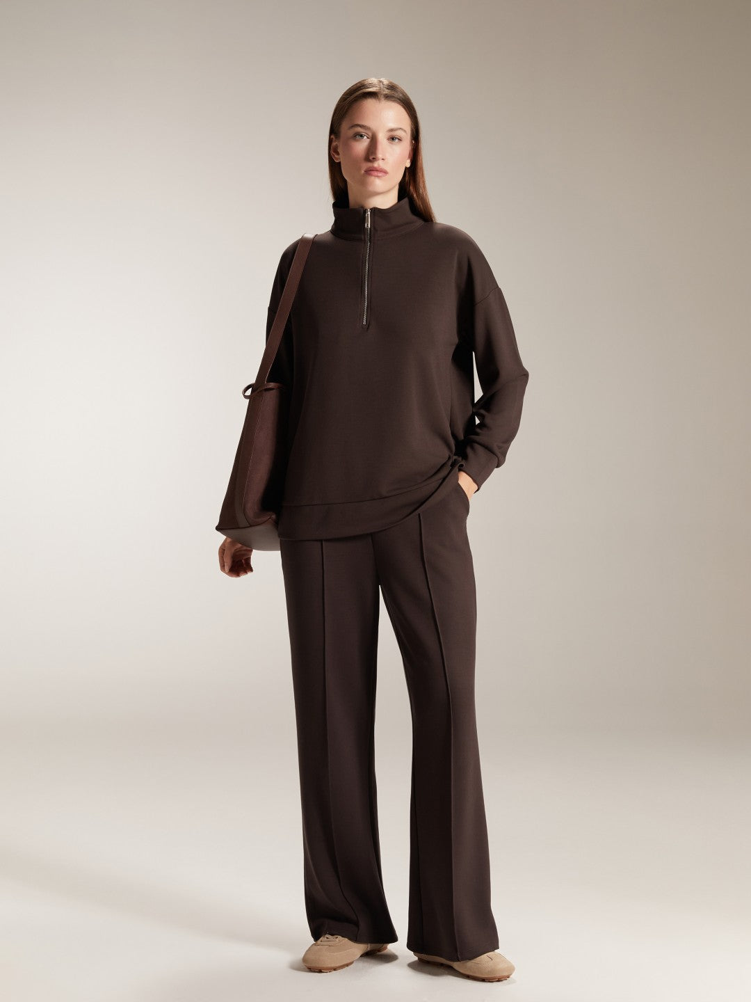 LCW Comfort Women Sweatpants With Elastic Waist