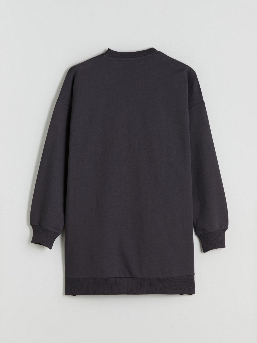 LCW Modest Crew Neck Printed Women Sweatshirt Tunic