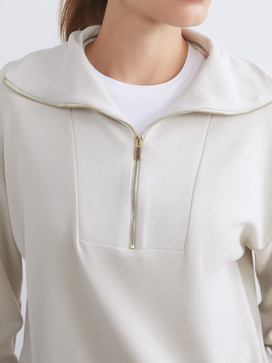 LCW Vision Funnel Neck Women Sweatshirt