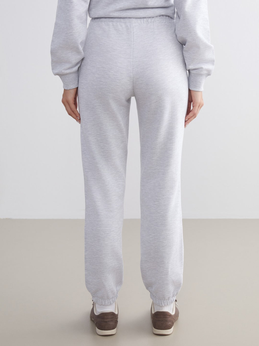 Xside Gray London Embroidered Women Jogger Sweatpants