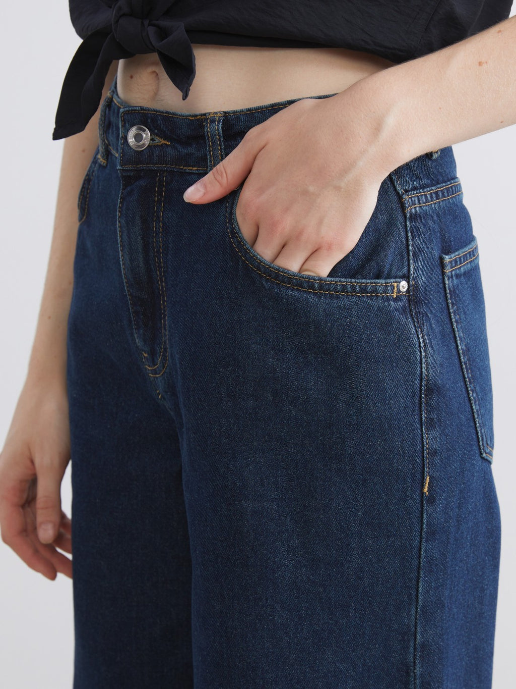 Xside Blue Wideleg Women Jeans