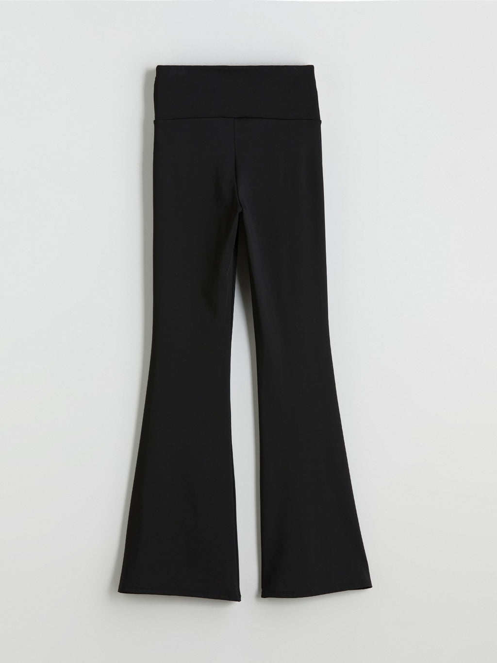 Xside Black Elastic Waist Flared Leg Women Leggings