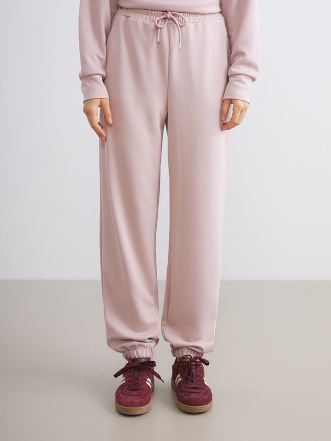 Xside Pink Elastic Waist Women Jogger Sweatpants Main Image