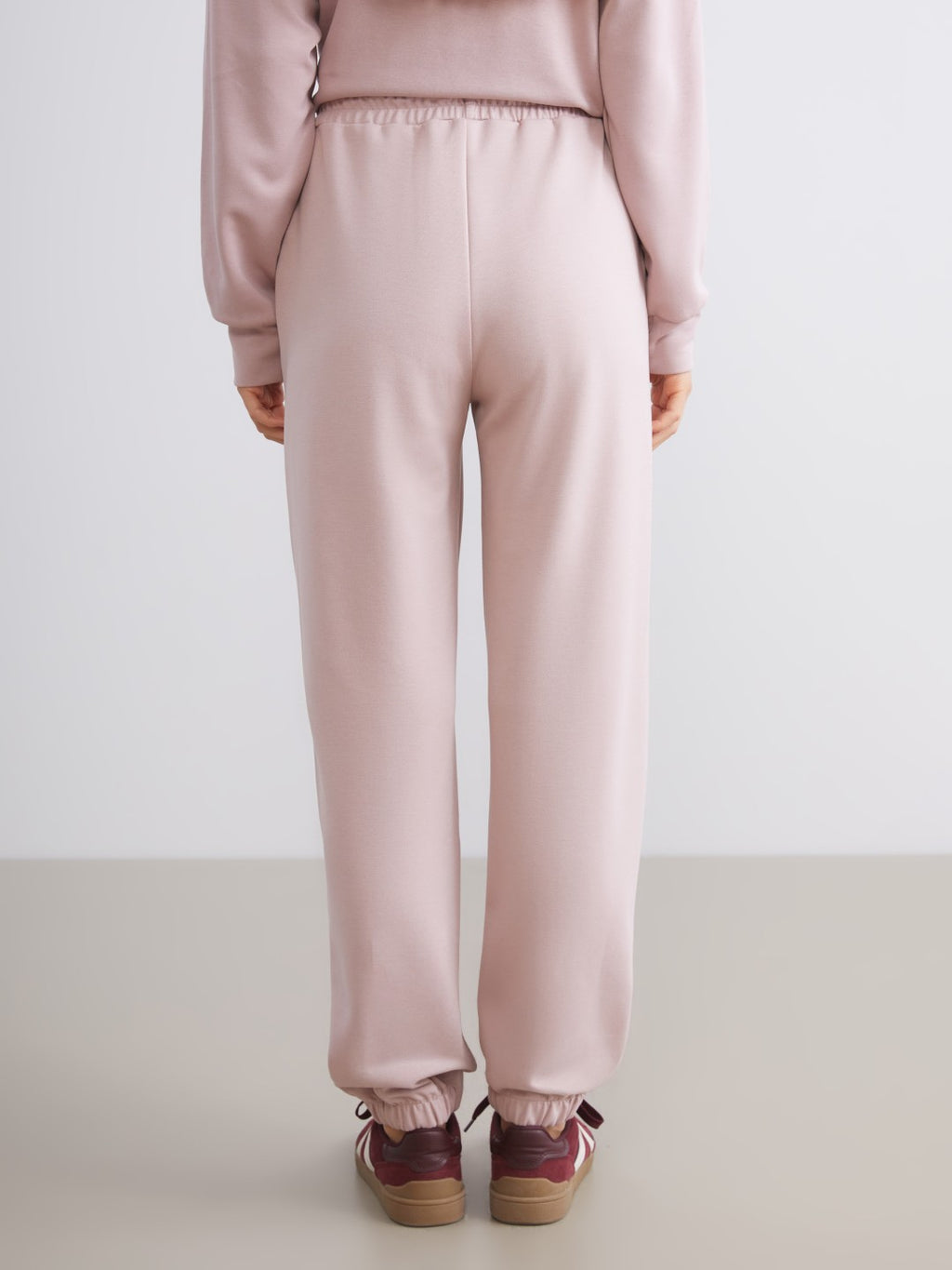 Xside Pink Elastic Waist Women Jogger Sweatpants