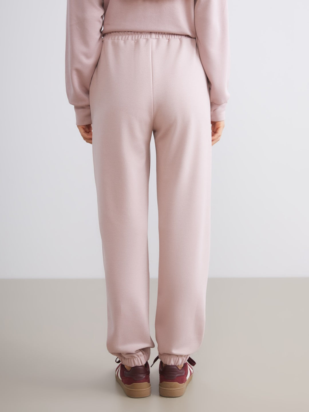 Xside Pink Elastic Waist Women Jogger Sweatpants