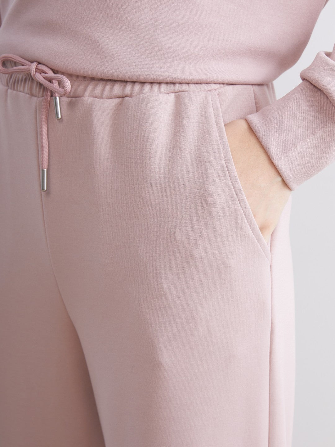 Xside Pink Elastic Waist Women Jogger Sweatpants