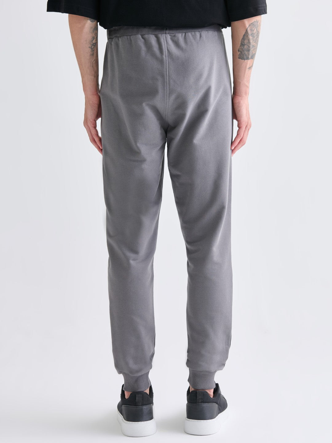 Xside Gray Standard Fit Men Jogger Sweatpants
