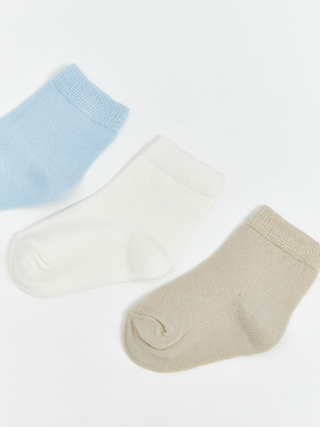 LCW Kids Mixed Basic Boys Ankle Socks 3-Pack Main Image