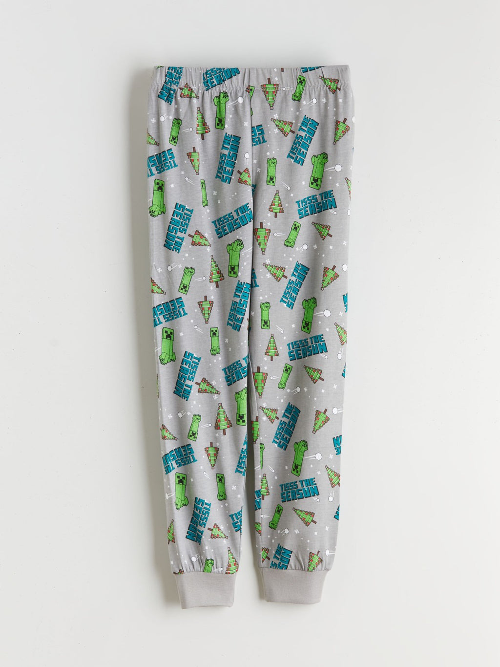 LCW Kids Crew Neck Minecraft Printed Boys Pyjama Set