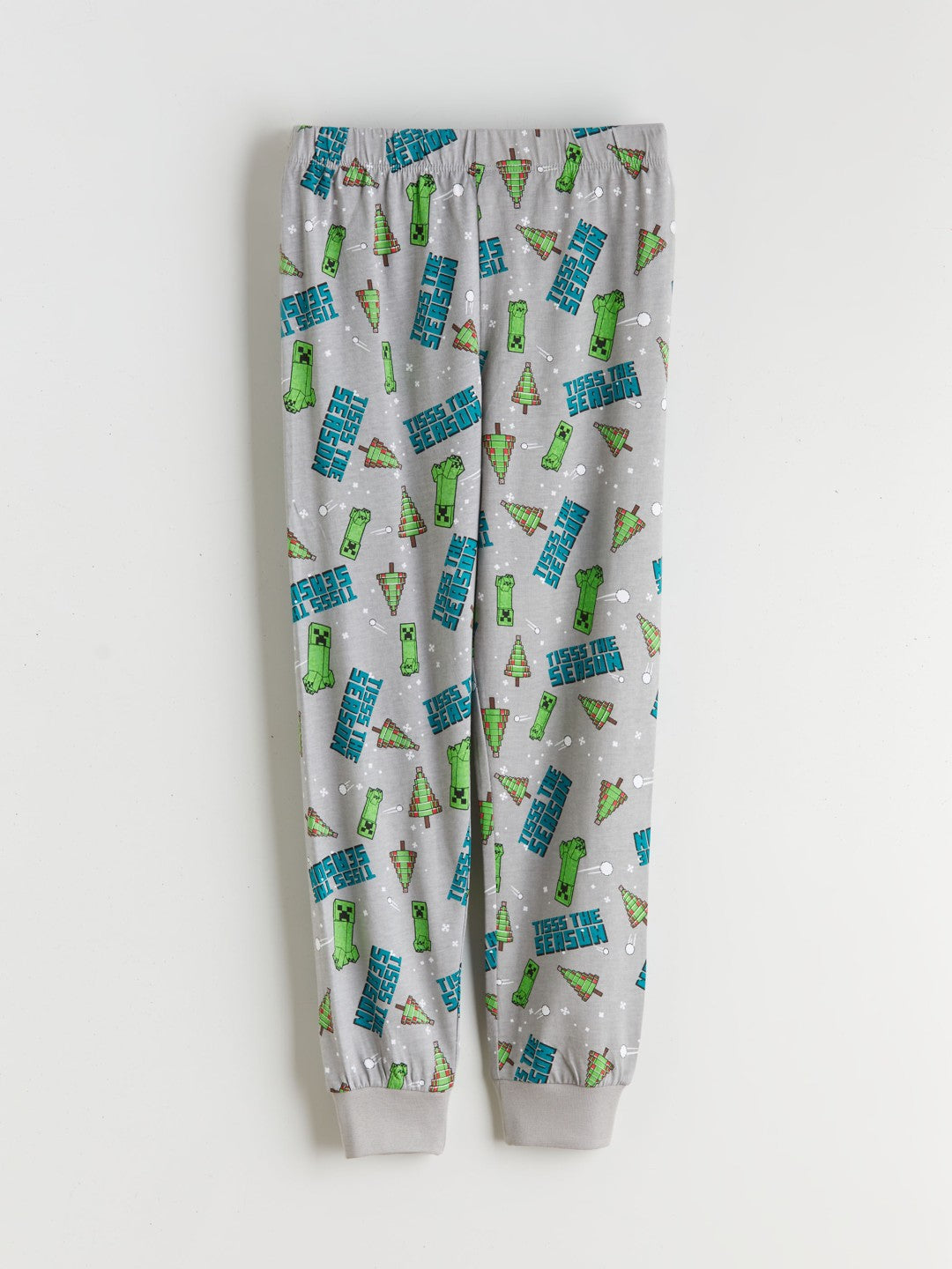 LCW Kids Crew Neck Minecraft Printed Boys Pyjama Set