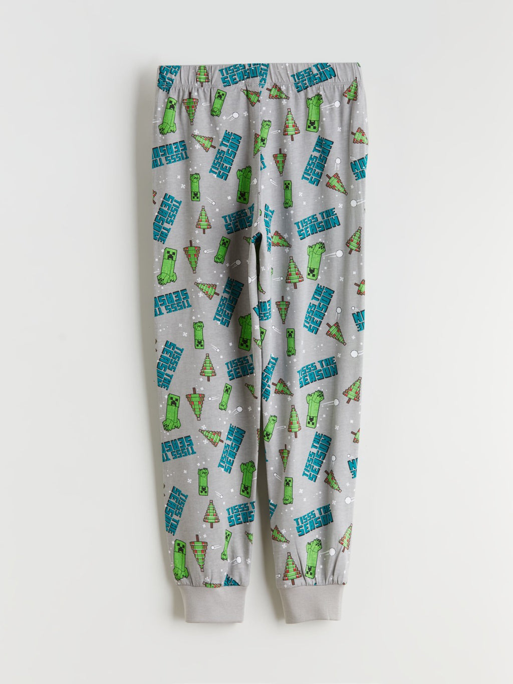 LCW Kids Crew Neck Minecraft Printed Boys Pyjama Set