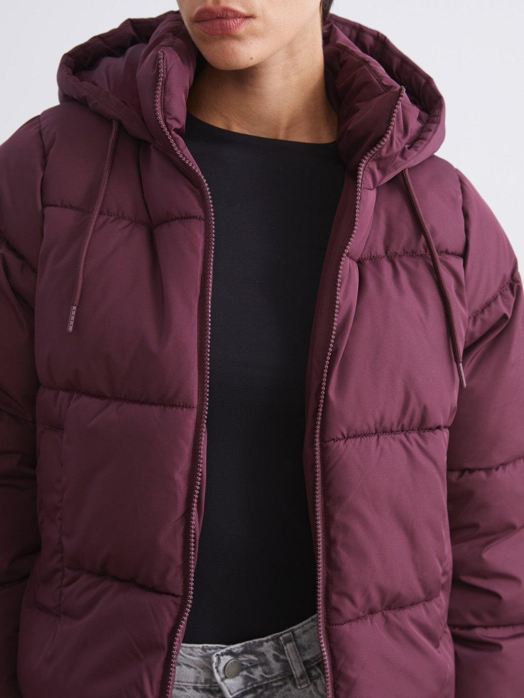 LCW Vision Hooded Women Puffer Coat