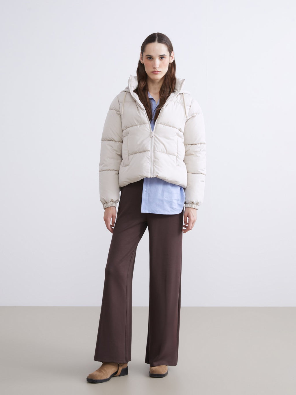 LCW Vision Hooded Women Puffer Coat