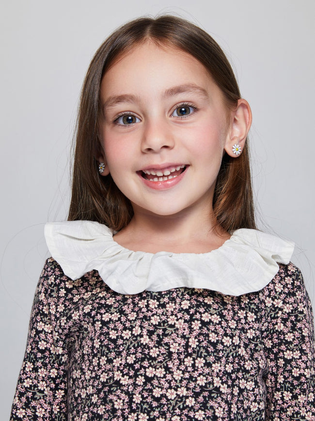 LCW Kids Pink Floral Patterned GirlS Blouse Hover Image