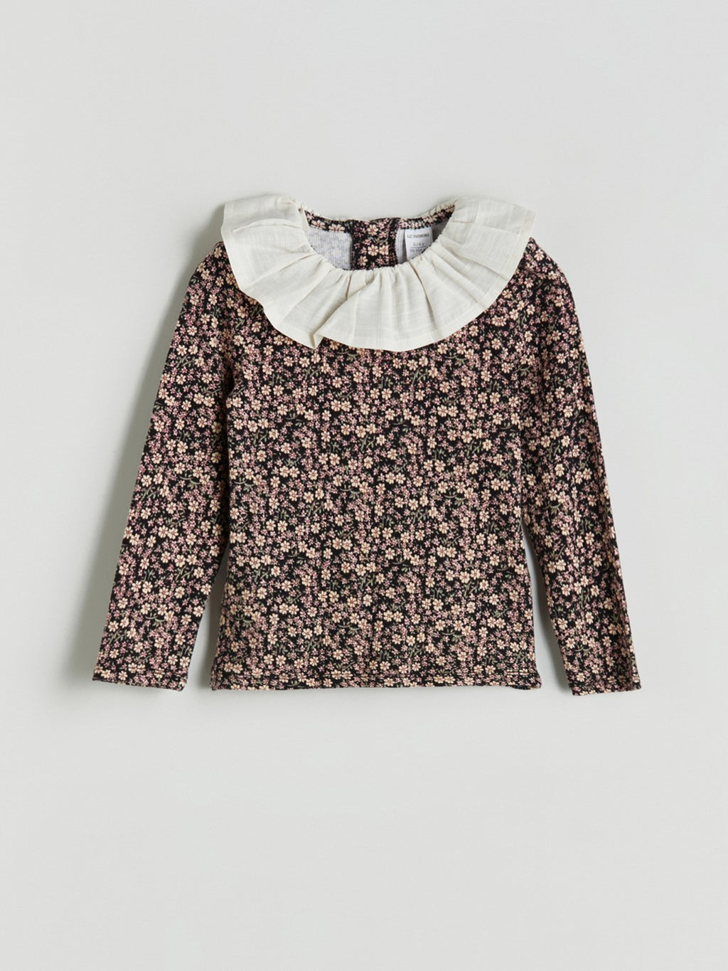 LCW Kids Pink Floral Patterned GirlS Blouse