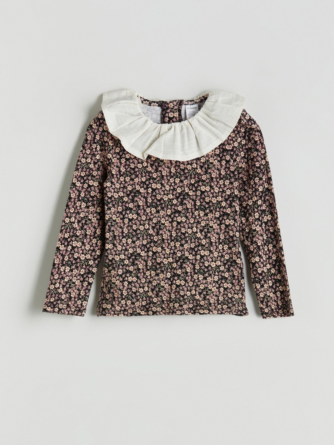 LCW Kids Pink Floral Patterned GirlS Blouse