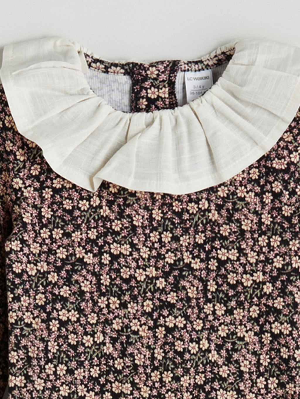 LCW Kids Pink Floral Patterned GirlS Blouse