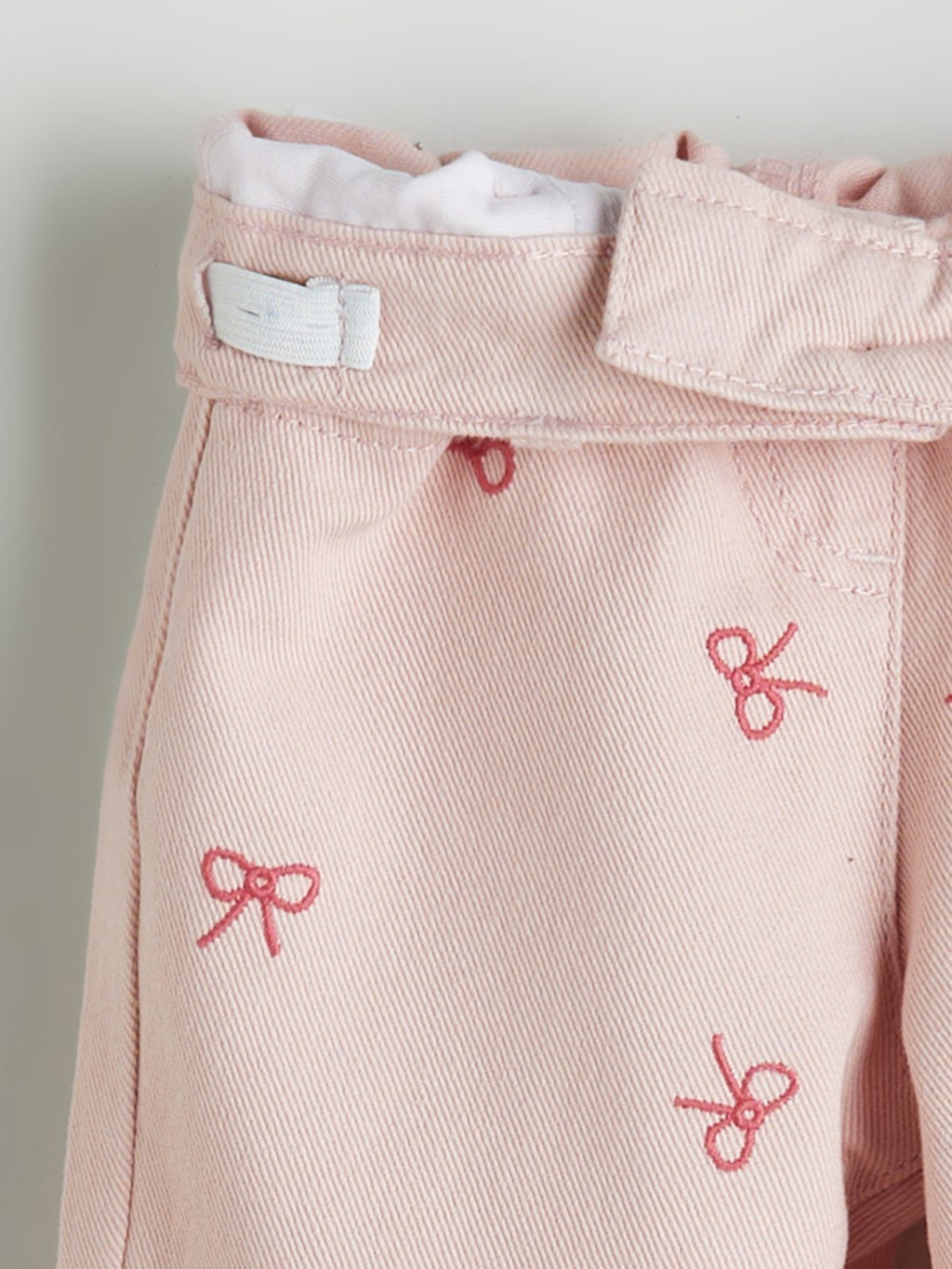 LCW Kids Pink Elastic Waist Girls Trousers