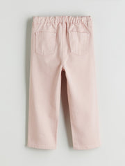 LCW Kids Pink Elastic Waist Girls Trousers