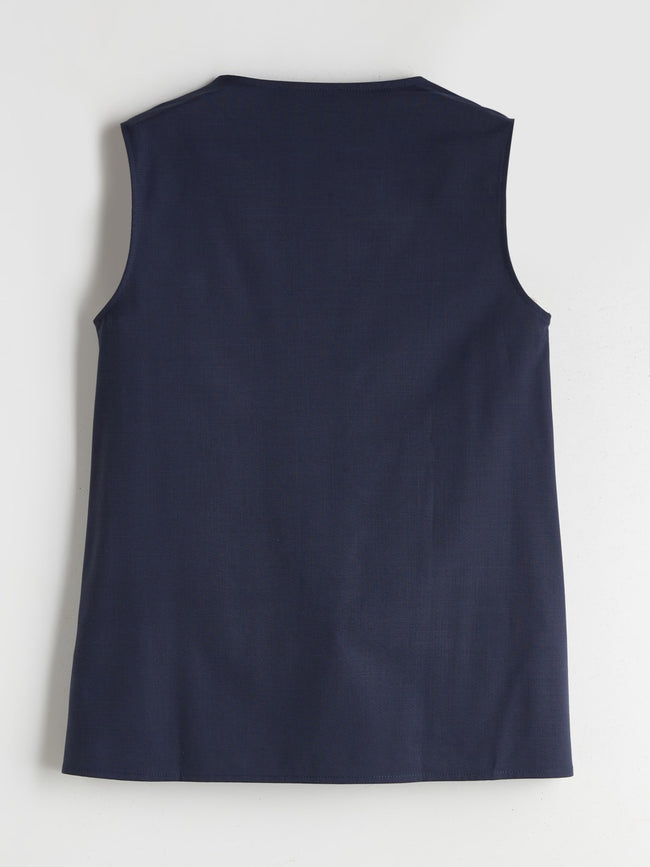 LCW Grace Indigo V-Neck Women Vest Main Image
