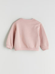 LCW Kids Pink Crew Neck Girls Sweatshirt 2-Pack