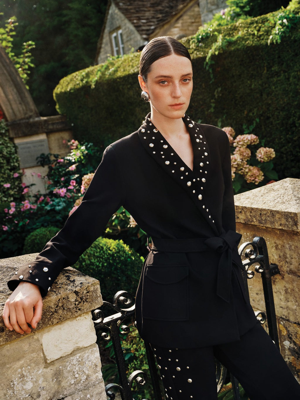 Raşit Bağzibağli X Lc Waikiki Women Blazer Jacket With Metal Applique