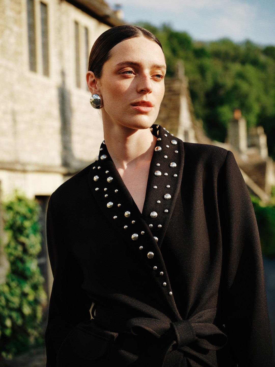 Raşit Bağzibağli X Lc Waikiki Women Blazer Jacket With Metal Applique