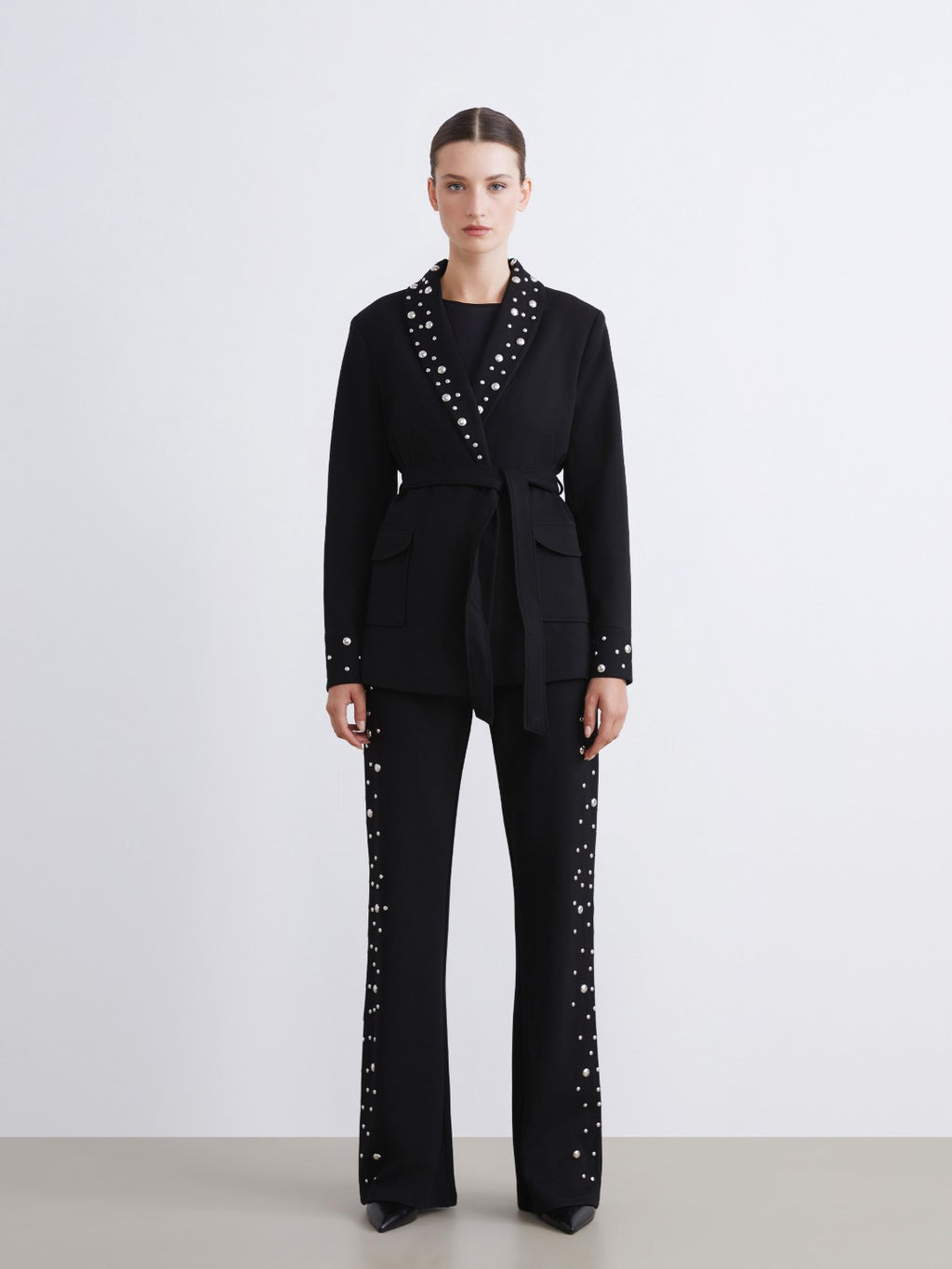 Raşit Bağzibağli X Lc Waikiki Women Blazer Jacket With Metal Applique