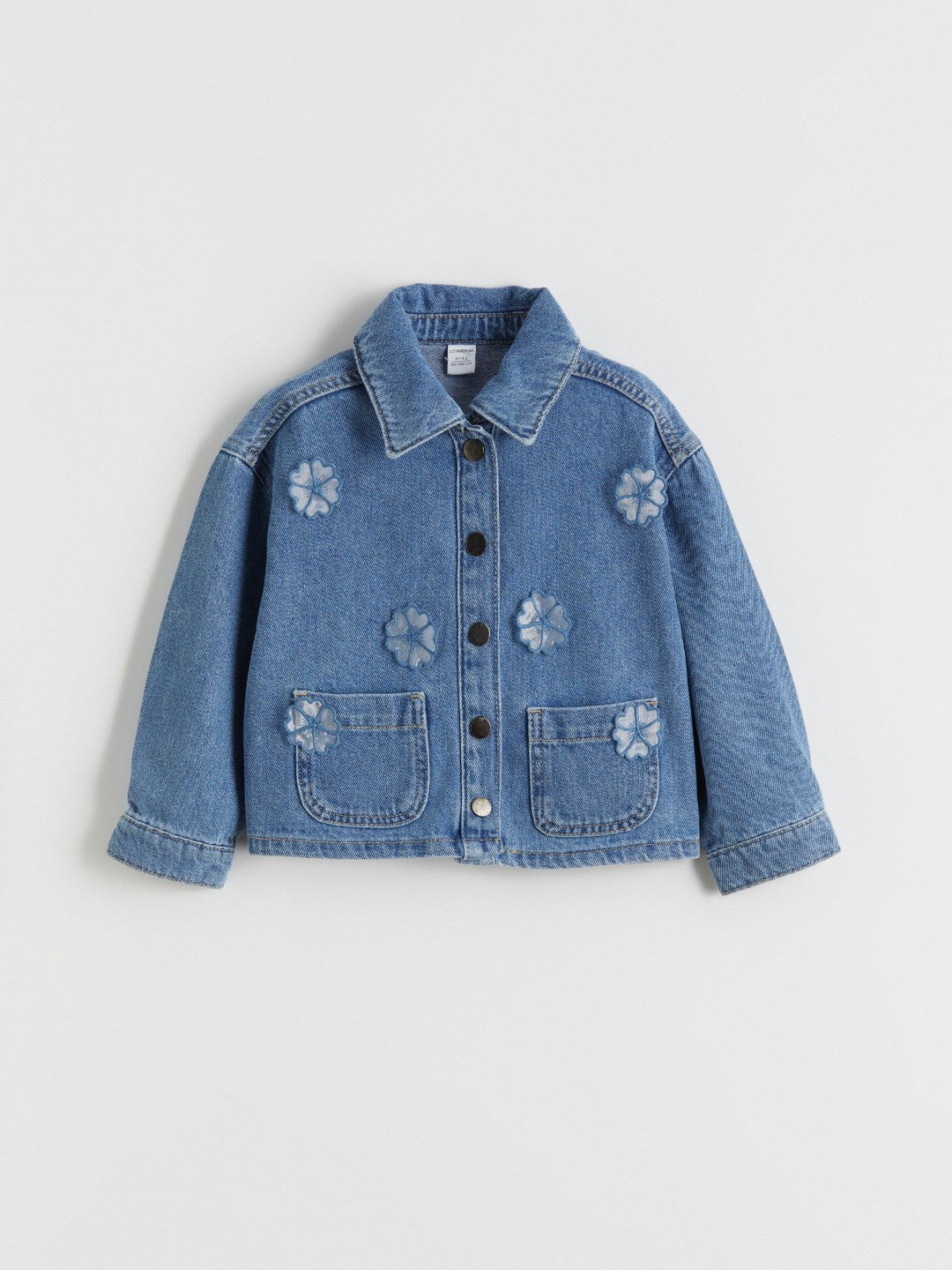 LCW Kids Floral Girls Denim Jacket