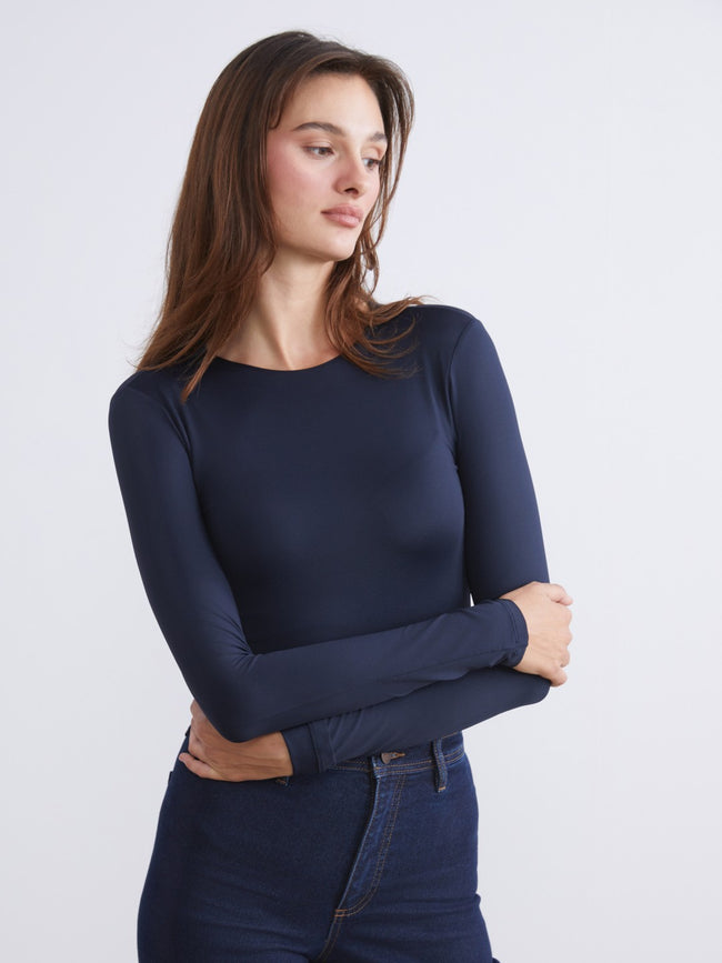 LCW Vision Crew Neck Women Bodysuit Hover Image