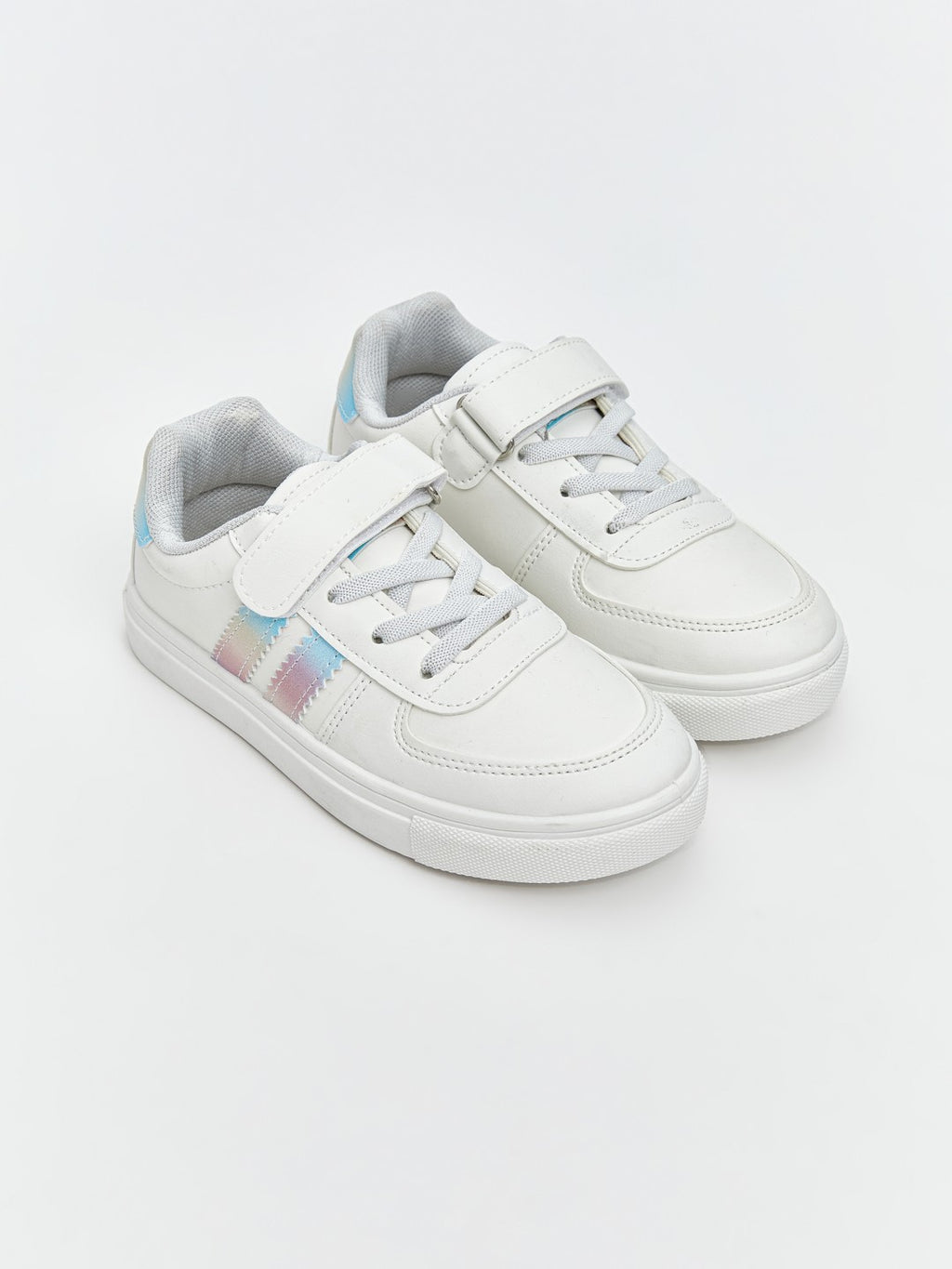 LCW Steps Lace-Up And Hook-And-Loop Girls Sneakers