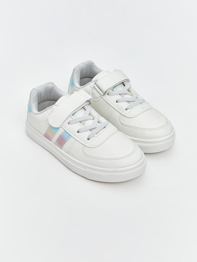 LCW Steps Lace-Up And Hook-And-Loop Girls Sneakers Hover Image