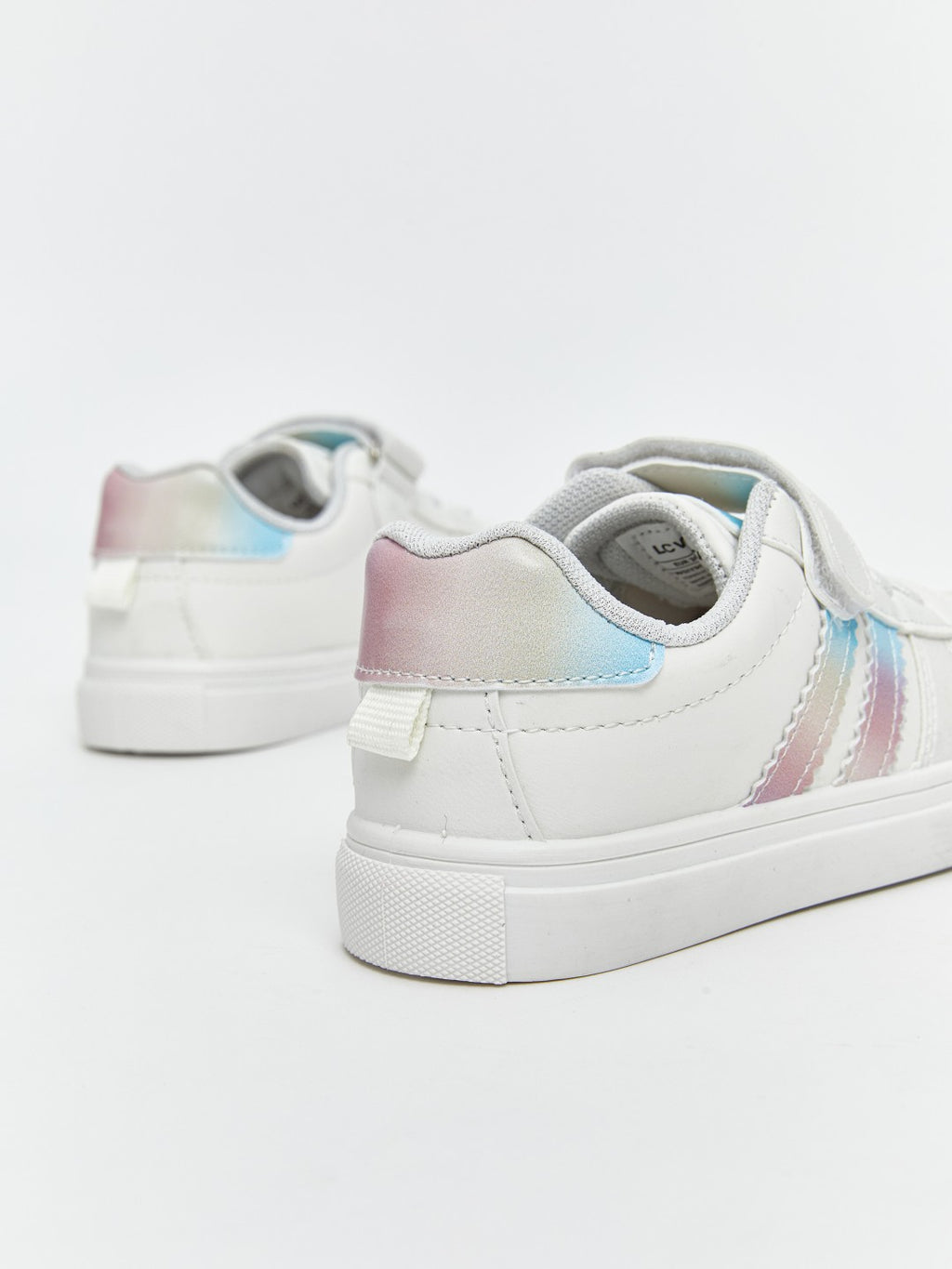 LCW Steps Lace-Up And Hook-And-Loop Girls Sneakers