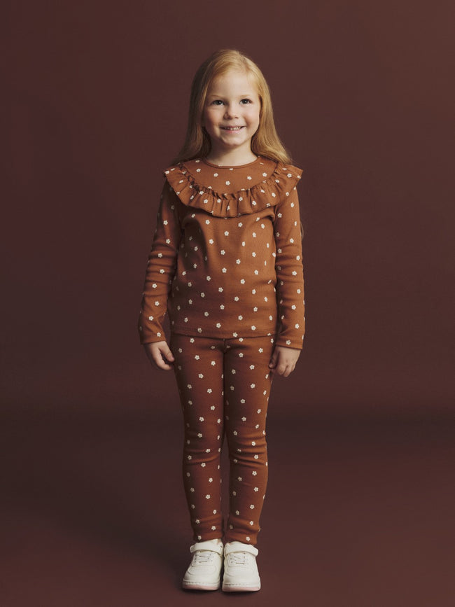 LCW Kids Crew Neck Floral Girls T-Shirt Main Image