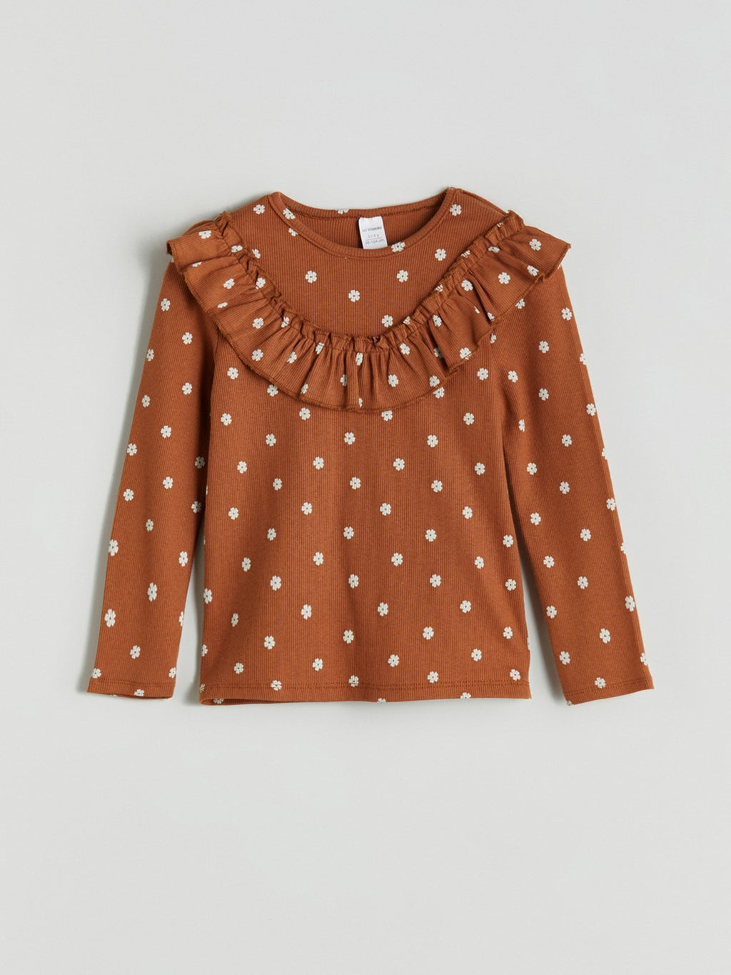 LCW Kids Crew Neck Floral Girls T-Shirt