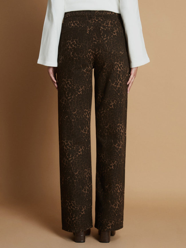 LCW Modest Brown Straight Fit Women Jeans Main Image