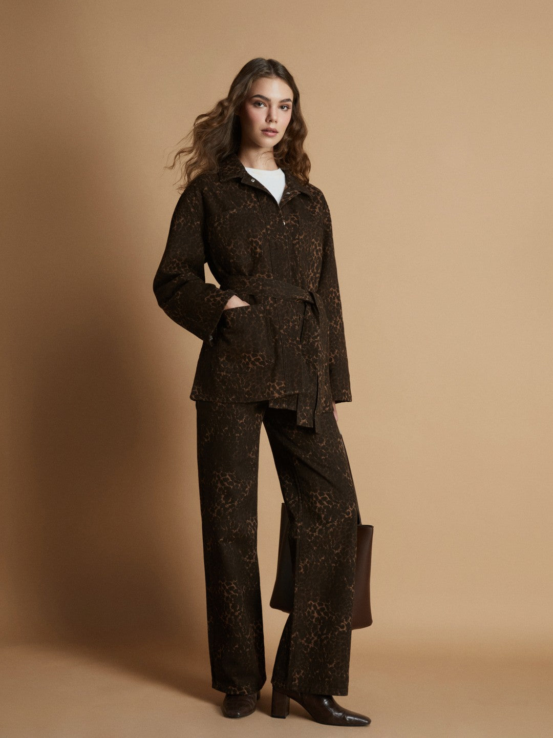 LCW Modest Brown Straight Fit Women Jeans