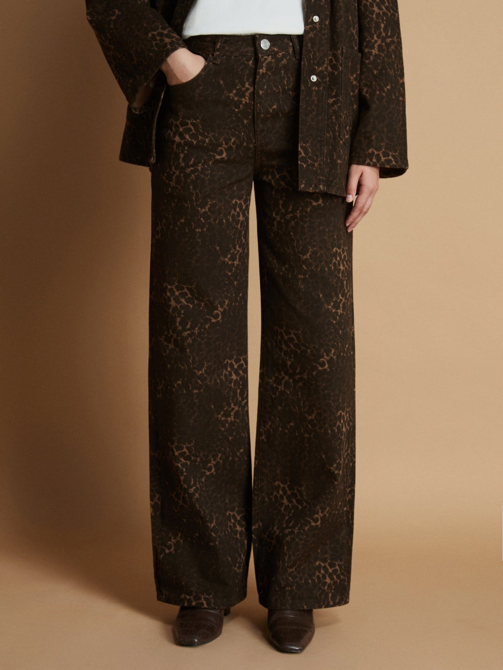 LCW Modest Brown Straight Fit Women Jeans