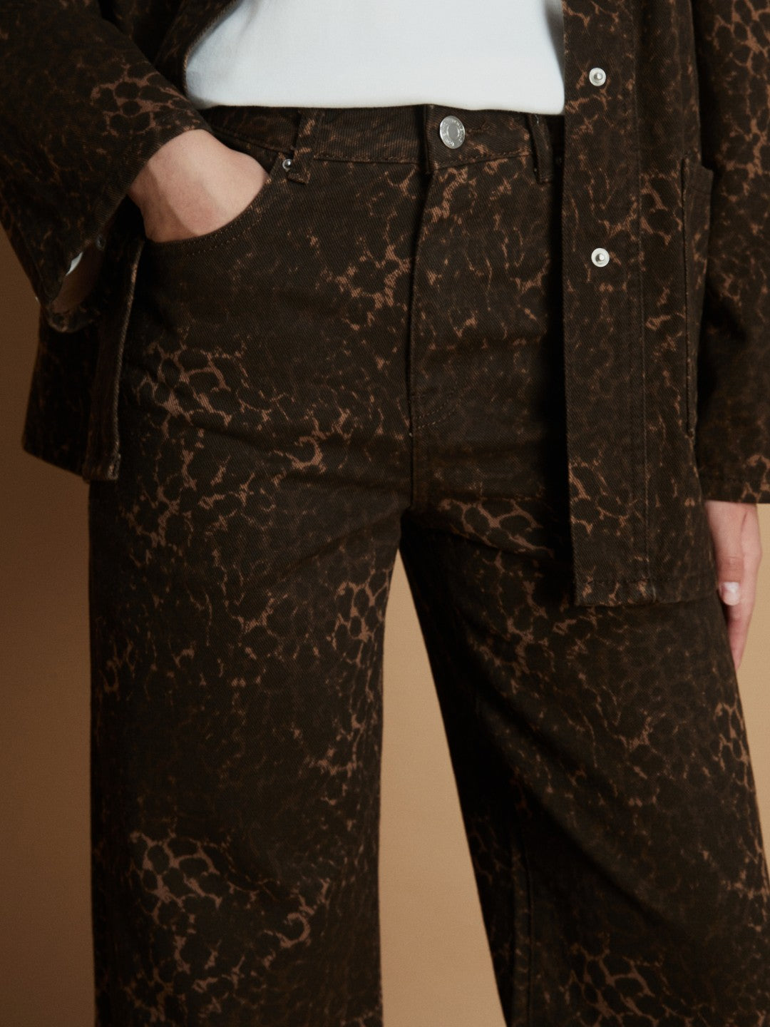 LCW Modest Brown Straight Fit Women Jeans