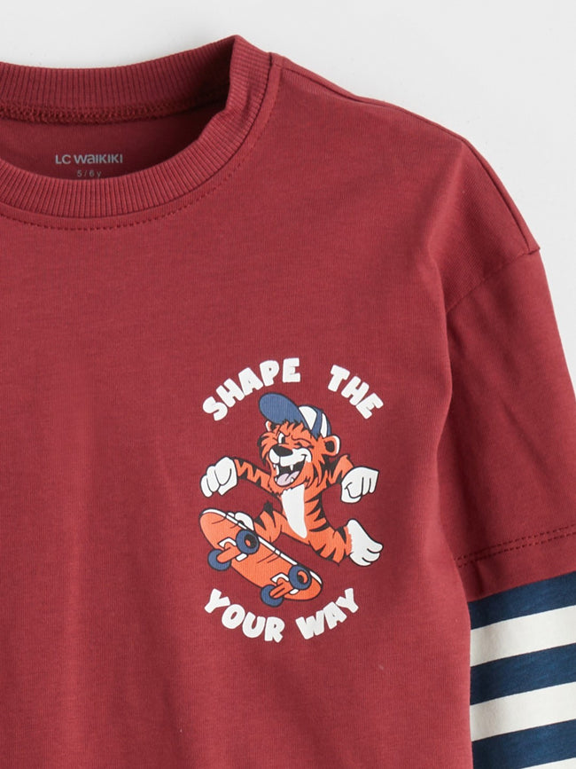 LCW Kids Crew Neck Boys T-Shirt Main Image