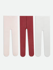 LCW Eco Pink Basic Girls Tights 3-Pack