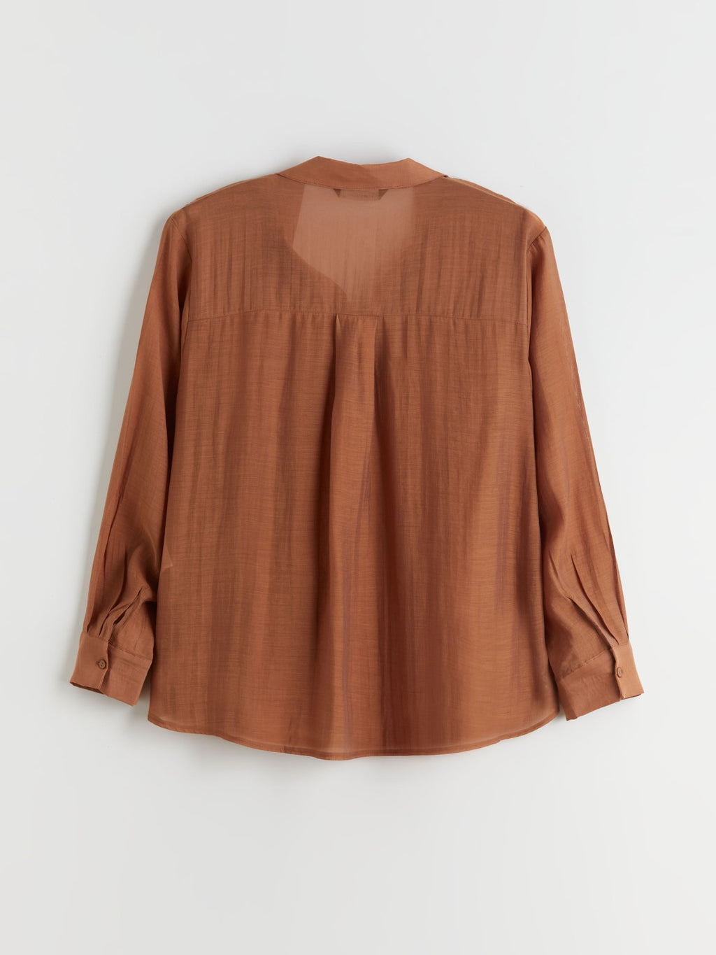 LCW Classic Beige Plus Size Double Breasted Collar Women Shirt Tunic