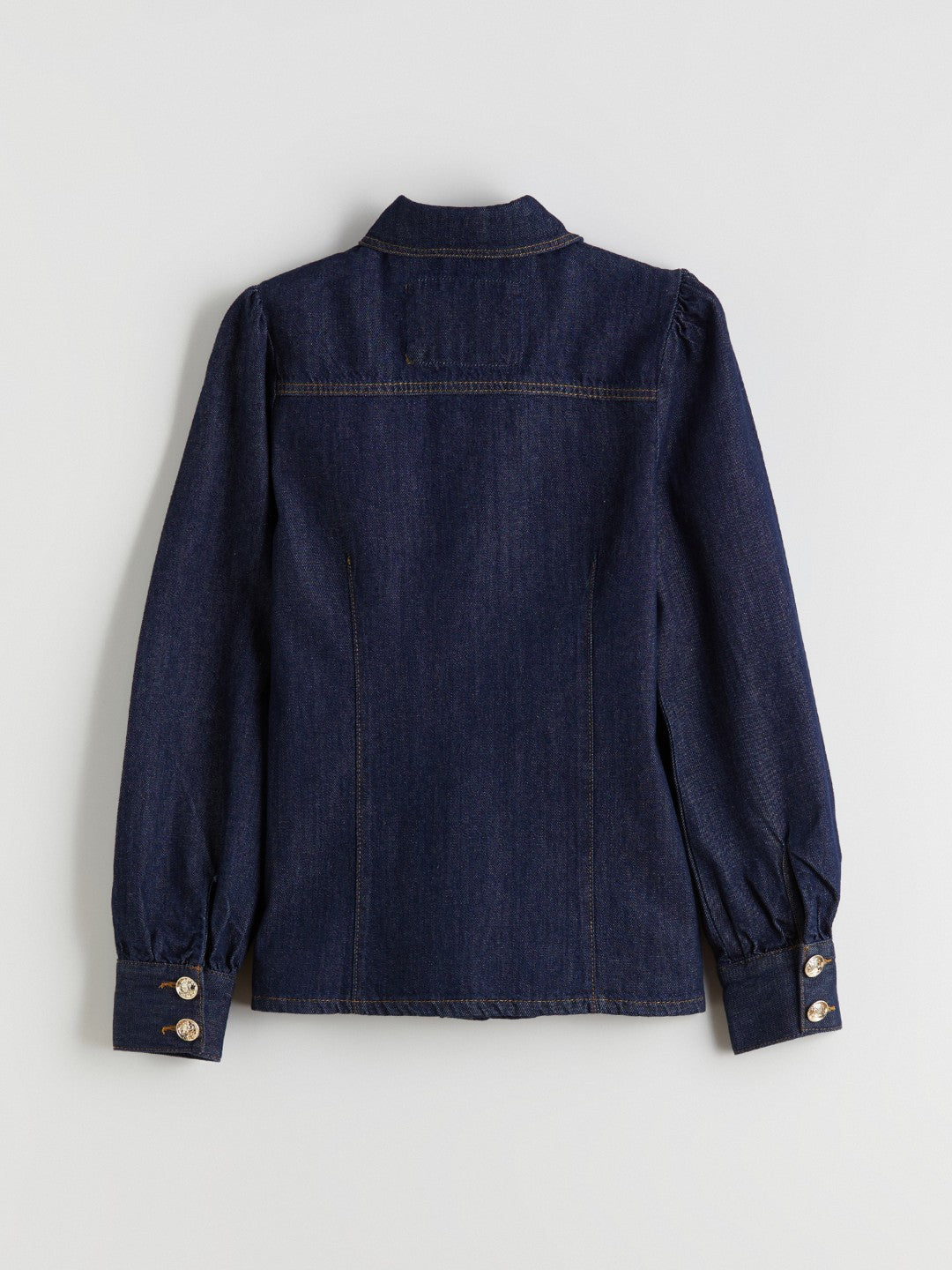 Raşit Bağzibağli X Lc Waikiki Indigo Shirt Collar Women Jean Jacket