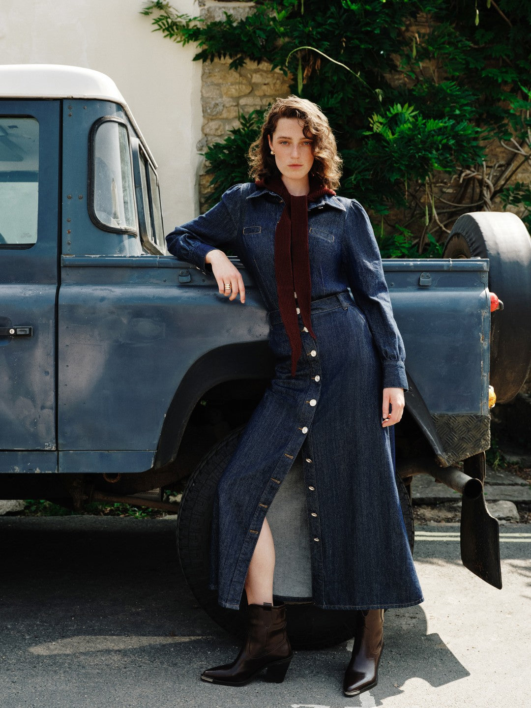 Raşit Bağzibağli X Lc Waikiki Indigo Standard Fit A-Cut Jean Skirt