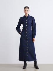 Raşit Bağzibağli X Lc Waikiki Indigo Standard Fit A-Cut Jean Skirt