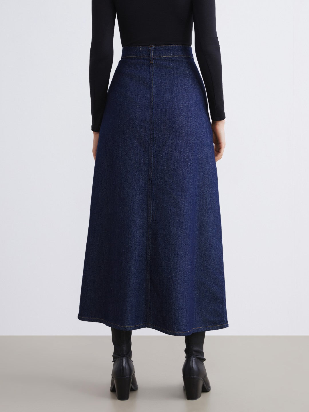 Raşit Bağzibağli X Lc Waikiki Indigo Standard Fit A-Cut Jean Skirt